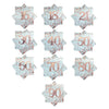 Birthday Age Napkins - White/Rose Gold - 16PK