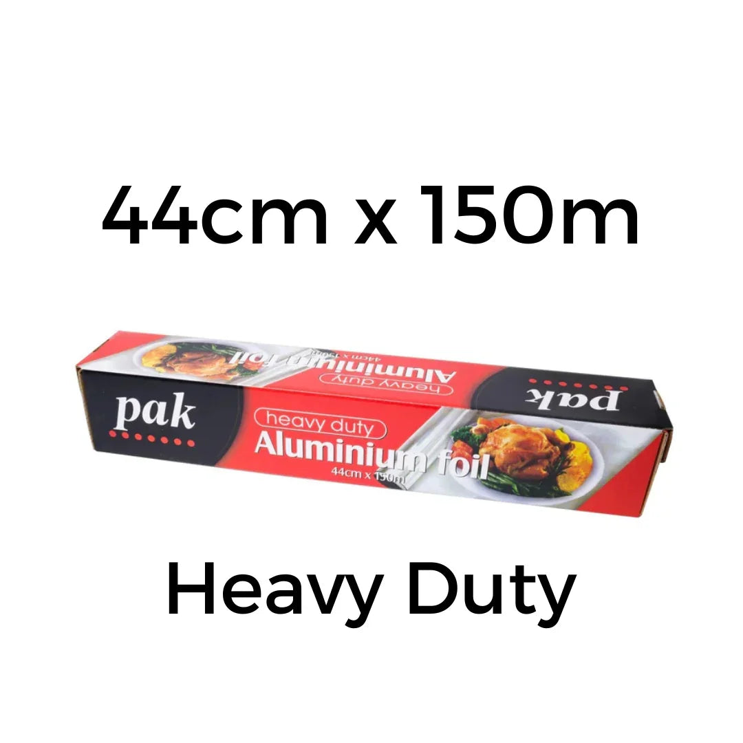 Pak heavy duty aluminium foil roll, 44cm x 150m