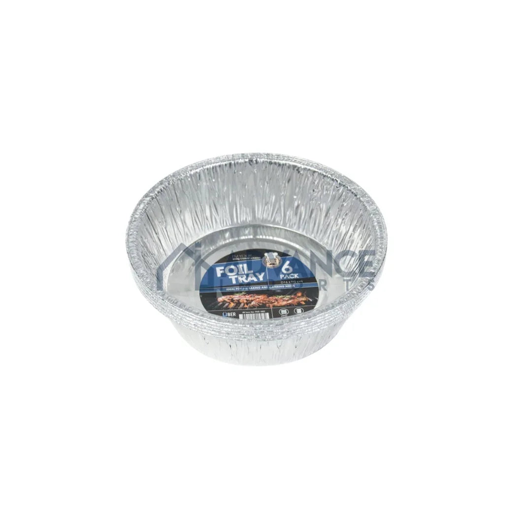 A pack of disposable aluminum foil catering trays for food packaging.