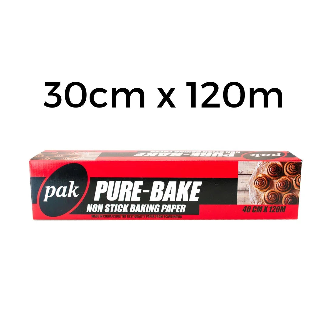 Pak Pure-Bake non stick baking paper roll, 40cm x 120m