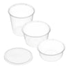 Round Plastic Containers (includes lids) - 50PK